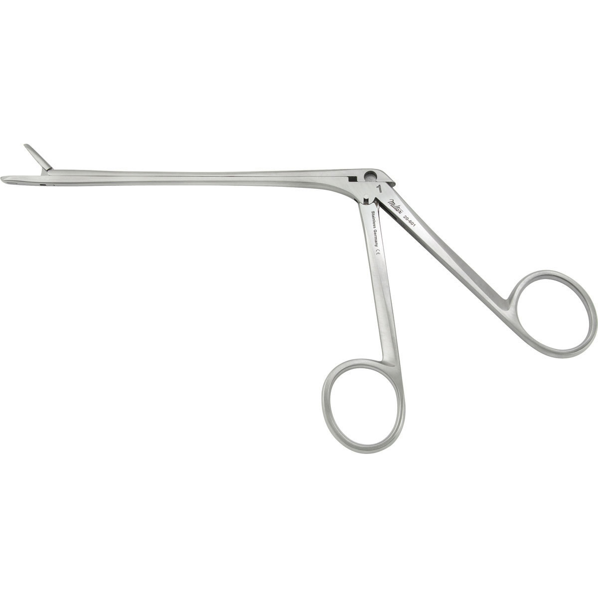 Miltex Blakesley Nasal Forceps, 4-17/32" (11.5 Cm) Shaft, Fenestrated No. 1, 4 Mm X 10 Mm Cups, 20-601