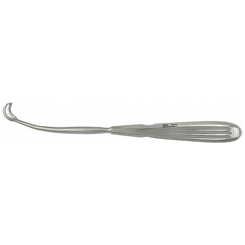 Miltex Reverse Curve Adenoid Curette, 8-1/3 15/16" (20.8 Cm), Size 2, 15 Mm Blade, 20-812