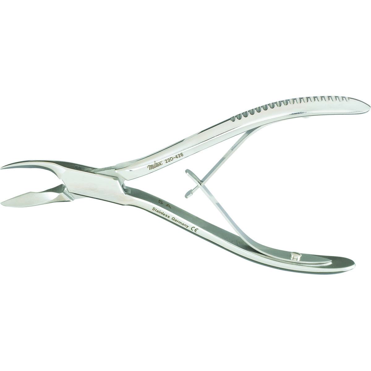 Miltex Oral Surgery Rongeur 6 1/2" (16.5Cm) No. 5A Pattern, Side Cutting, Slightly Curved, 22D-426