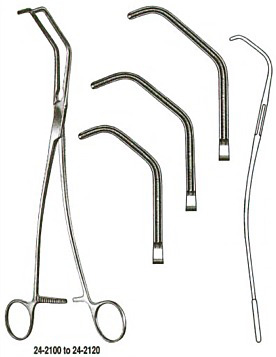 Miltex Debakey-Satinsky Vena Cava Clamp, 9-1/2" (240Mm), Medium, 24-2110