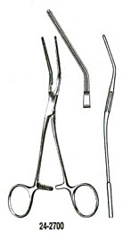 Miltex Debakey Multipurpose Pediatric Clamp, 6-1/2" (16.5 Cm), Angled 30 Degree, 24-2700