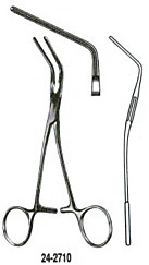 Miltex Debakey Multipurpose Pediatric Clamp, 6" (15.2 Cm), Angled 60 Degree, 24-2710