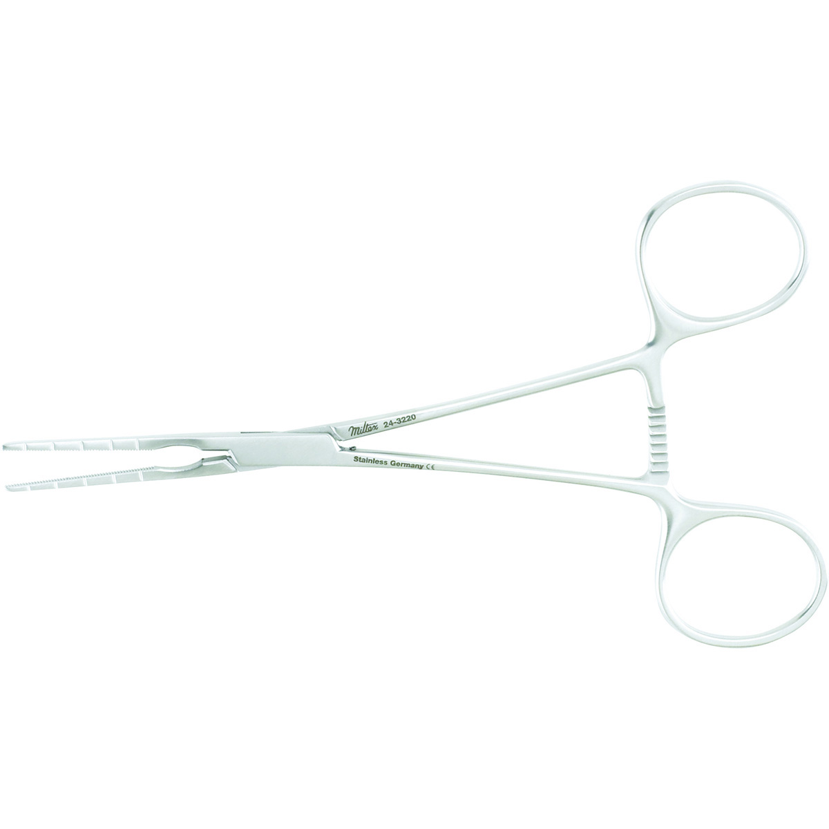 Miltex Cooley Pediatric Vascular Clamp, 5-1/2", Straight Jaws 25 Mm, Straight Shank, 24-3220