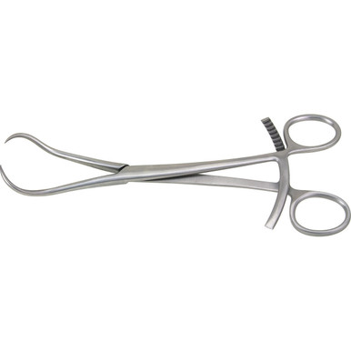Miltex Bone Reduction Forceps , 8" (204mm), Curved, With Ratchet, 27-95