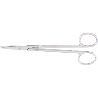 Miltex Kelly Scissors, 6-1/4" (160mm), Straight, Sharp, With One Serrated Blade, 5D-251