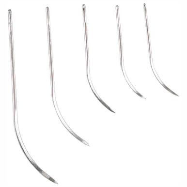 Miltex Regular Surgeon'S Needle, Size 6, Half Curved Cutting Edge, 12/Pack, MS141-6