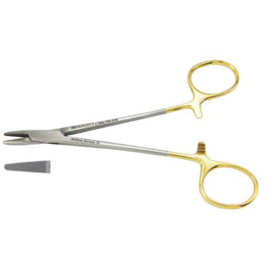 Padgett Baumgartner Needle Holder, 5-3/4" (146mm), Tungsten Carbide, Serrated Jaws, PM-2110