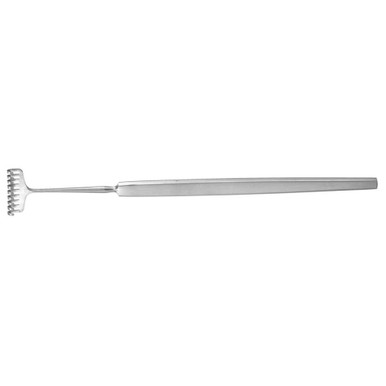 Padgett Rake Padgett Miller Rake Retractor, 9 Prongs, Blunt, Length= 5-1/4
