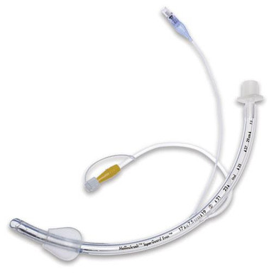 Cuffed Endotracheal Tube TaperGuard Evac Curved 6.5 mm Adult Murphy Eye ...
