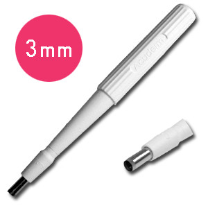 Acuderm Acu-Punch Biopsy Punch, Sterile, 3 mm, 25/Bx - Medex Supply