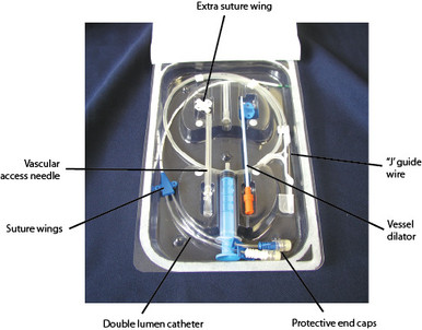 Arrow Central Venous Catheterization Kit, Triple Lumen, 12 FR x 8