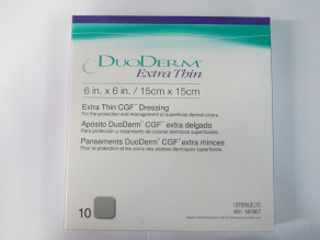 Convatec DuoDERM CGF Adhesive Border Hydrocolloid Dressing 2-1/2" x 2-1/2"  - Medex Supply