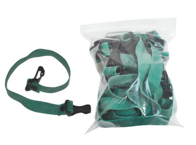 CanDo Adjustable Exercise Band, Green - medium, 10 each