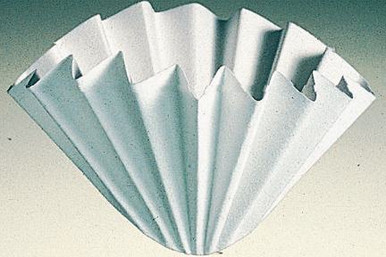 Fisher Scientific Fluted Qualitative Circles, 24cm Diameter, Pack of 100