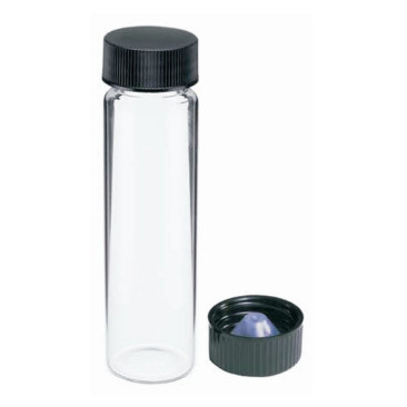 Threaded Vials w/ Attached Caps, Class A, Borosilicate Clear Glass, 4 ml, 144/CA