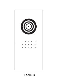Form Cleasing Target Good-Lite Transparent Target Form C - Medex Supply