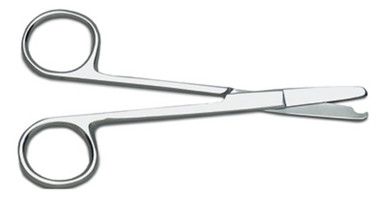 Graham Field Littauer Ligature Scissors, Stainless Steel, 4.5