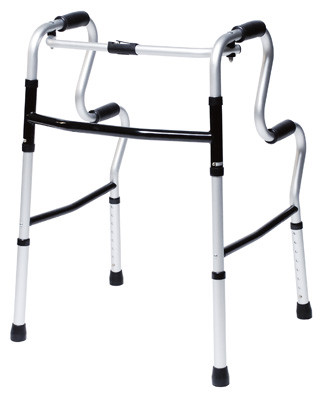 Lumex UpRise Onyx Folding Walker, Unassembled