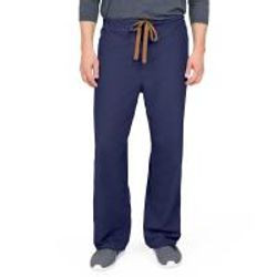 Medline PerforMAX Unisex Reversible Drawstring Scrub Pants, Navy, XL