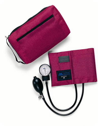 Medline Compli-Mates Aneroid Sphygmomanometer, with Carrying Case, Teal