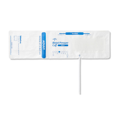 Medline Single Tube Blood Pressure Cuffs, No Connector, Adult