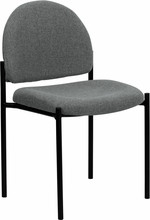 Flash Furniture Fabric Stacking Chair, Gray