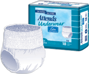 Attends Pull-Ons Underwear 7 Large, 44 - 54, 18/bg - Medex Supply