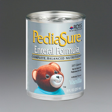 Ross Labs PediaSure Formula, Vanilla, 8 oz Can, Case of 24 - Medex