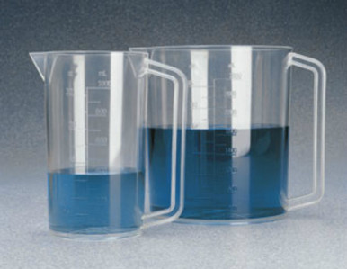 Thermo Scientific Nalgene Graduated Beakers with Handles, Polymethylpentene, 3000mL, Each