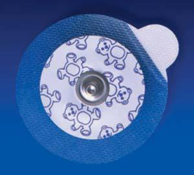 Vermed TenderTrode Pediatric Wet Gel Electrode, 1.625" Tape, 3/pk, 200pk/cs