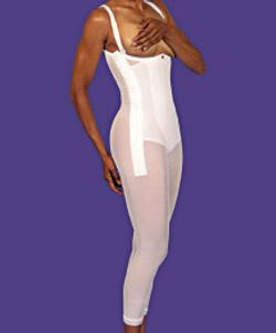 Veronique High-Back Body Compression Girdle, Zippered, 3X-Large