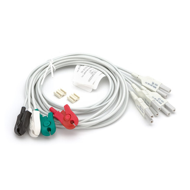Replacement lead set, AHA, limb leads with clips, for use with WAM