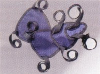 Wolf X-Ray Gonad Shield Set of 3, Regular Lead, 0.5mm, Navy, 1/Pack