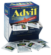 Wyeth Advil Tablets, Industrial Package, 200mg, 50 x 2/bx