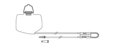 Moog EnteraLite Infinity Feeding Bag with Attached Pump Set, 500 ml