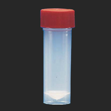 Globe Scientific Self-Standing Universal Tube, 30 mL, Attached Screwcap, 500/cs | 109220