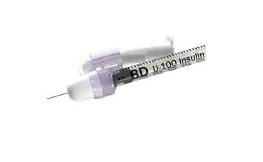 SafetyGlide Insulin Syringe with Needle 31gx6mm, 1cc - Medex Supply