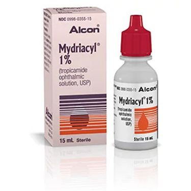 MYDRIACYL (tropicamide ophthalmic solution USP), 1.0% - 15 mL