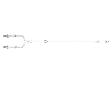 Large Bore Y-Irrigation Set, Nonvented Set, 100 Inch, 20/Cs - Medex Supply