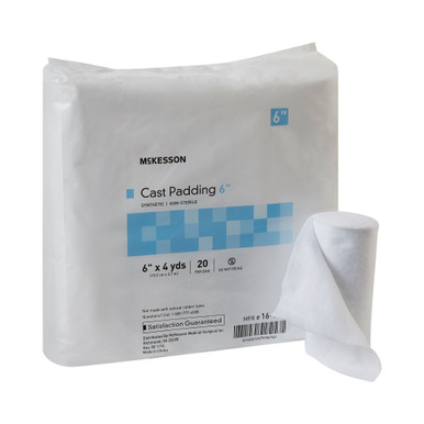 Cast Padding Undercast McKesson 6 Inch X 4 Yard Polyester NonSterile ...