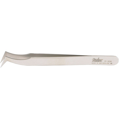 Miltex Swiss Jeweler Style Forceps, 4-5/8" (116Mm) Non-Magnetic Stainless Steel, Style 6, Pickup Jaw., 17-306