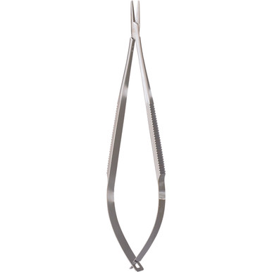 Miltex Castroviejo Needle Holder, 5-1/2" (140Mm), Straight, Smooth Jaws, Without Lock., 18-1820