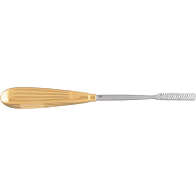 Miltex Parkes Rasp, Tungsten Carbide, Single-Ended Reverse Cutting, #6 Coarse Grit, Length= 8-1/2" (216 Mm), Width= 7.5 Mm, 21-389Tc