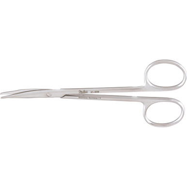 Miltex Kleinert-Kutz Tenotomy Scissors, 5" (125.5Mm), Curved, Rounded Dissecting Blades, 21-539