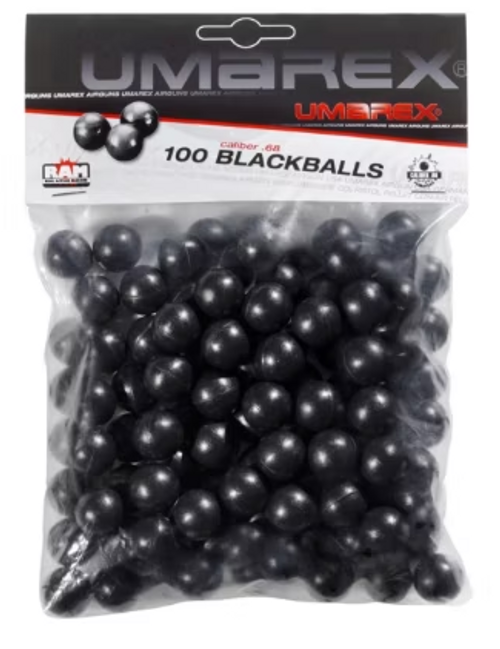 BOLAS DE CAUCHO CAL .50  100 UNIDADES