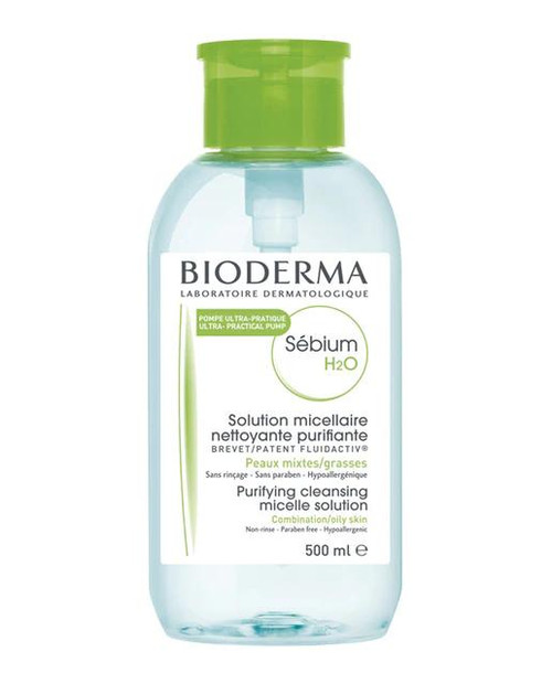 Solución micelar sébium h2o pump bioderma