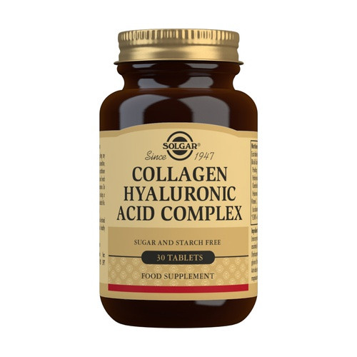 SOLGAR COMPLEX ACIDO HIALURONICO Y COLLAGEN 120 MG 30 COMPRIMIDOS