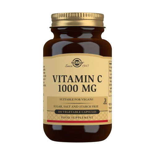 Solgar vitamina c 1000 mg 100 cápsulas