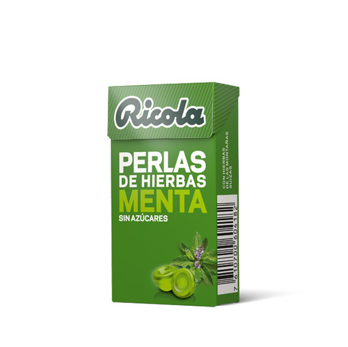 Ricola perlas sin azúcar 25 g menta