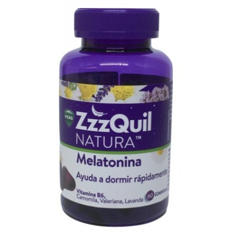 ZZZQUIL NATURA 60 GOMINOLAS